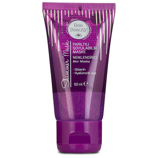 Bee Beauty Hydrating Hyaluronic Acid Peel Off Face Mask: Achieve Radiant & Moisturized Skin with Our Fun Purple Glitter Mask (50ml) Bee Beauty Hyaluronic Acid Peel Off Mask - Hydrating & Fun! peel off mask, hydrating face mask, hyaluronic acid mask, purple glitter mask, skin moisturizing mask, weekly face treatment, bee beauty mask, facial peel mask, face mask, hydrating mask, moisturizing mask, glitter mask, purple mask, skincare, beauty, facial treatment, hyaluronic acid, dry skin, radiant skin, moisturiz
