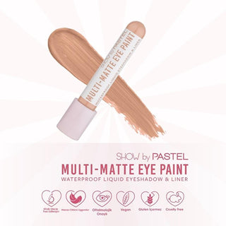 multi matte eye paint waterproof, show by pastel eyeliner, waterproof eyeshadow and liner Show by Pastel Multi-Matte Eye Paint - Waterproof Eyeshadow & Liner | 4.2 ml Show by Pastel Multi Matte Eye Paint - Waterproof Eyeliner show-by-pastel, multi-matte-eye-paint, waterproof-eyeshadow, eyeliner, makeup, cosmetic-users, makeup-enthusiasts, waterproof-cosmetics, ai-generated, beauty-products