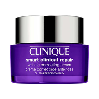 Smart Clinical Repair Wrinkle Correcting Cream - Anti-Aging Skincare, Hydrating Moisturizer, Paraben-Free Smart Clinical Repair Wrinkle Cream - Anti-Aging & Hydrating wrinkle correcting cream, anti-aging skincare, hydrating moisturizer, paraben-free skincare, phthalate-free skincare, skincare, moisturizer, face cream, fine lines and wrinkles, dry skin, sensitive skin, cleaner skincare, CL1870 Peptide Complex™, Hyaluronic Acid, Soybean Seed Extract, clinically tested, skincare concerns, aging skin, smooth sk