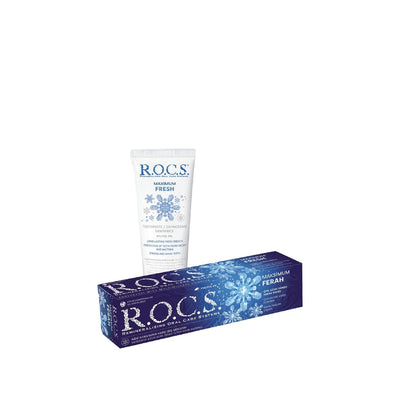 Rocs Maximum Fresh Toothpaste - 94g - Fresh Breath & Oral Hygiene