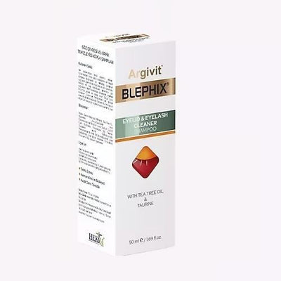 Argivit Blephix Eye and Eyelash Cleansing Shampoo - Gentle, Effective Makeup Remover for Sensitive Skin, 1.69 fl oz