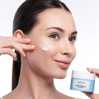 Sinoz Hydrapro: 72-Hour Hydrating Face Cream with Hyaluronic Acid & Snow Mushroom - Vegan Moisturizer for Dry, Sensitive Skin Sinoz Hydrapro: Hydrating Face Cream - 72H Moisture, Vegan Hydrating Face Cream, Moisturizing Face Cream, Vegan Face Cream, Hyaluronic Acid Moisturizer, Squalane Face Cream, Dry Skin Moisturizer, Sensitive Skin Cream, Snow Mushroom Cream, 72-Hour Hydration Cream, Sinoz Hydrapro, Facial Moisturizer, Skin Hydration, Dry Skin Relief, Sensitive Skin Care, Natural Skincare, Vegan Skincare