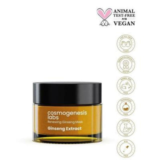ginseng-renewing-mask-50ml, cosmogenesis-labs-mask-application Cosmogenesis Labs Ginseng Mask - Hydrating & Renewing | 50 ml Ginseng Mask - Hydrating & Renewing | 50 ml ginseng-mask, hydrating-mask, skin-care, renewing-mask, cosmogenesis-labs, face-mask, moisturizing, anti-aging, ai-generated, natural-ingredients