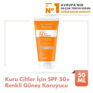 Avene Tinted Sunscreen Cream SPF50+ - Water-Resistant, Anti-Aging, Sensitive Skin Friendly Avene Tinted Sunscreen SPF50+ - Protect & Enhance Your Skin tinted sunscreen, SPF50+ sunscreen, dry skin sunscreen, sensitive skin sunscreen, Avène sunscreen, water-resistant sunscreen, anti-aging sunscreen, skincare, sun protection, cosmetics, beauty products, dermatologist tested, fragrance-free, non-comedogenic, eco-friendly packaging