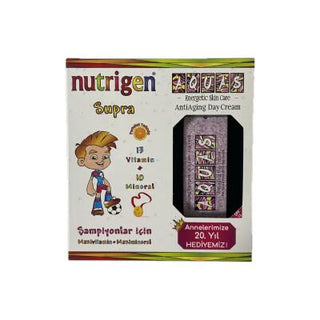 Nutrigen Vitamin Supplement Syrup for Children - Multivitamin Syrup for Kids Aged 4-10, Orange Flavored, 6.76 fl oz Nutrigen Kids Multivitamin Syrup - Boosts Nutrition for Children children's vitamin supplement, multivitamin syrup for kids, nutritional supplement for children aged 4-10, orange flavored vitamin syrup, pediatric vitamin and mineral supplement, kids health, nutritional support for children, vitamin syrup, dietary supplement for kids, healthy growth and development