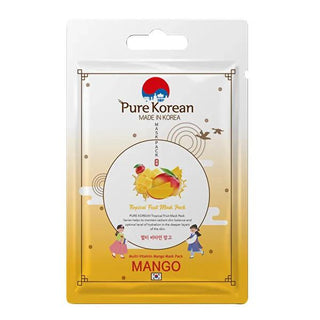 Pure Korean Multivitamin Mango Face Mask - Hydrating, Nourishing Korean Skincare for Smoother Complexion Pure Korean Multivitamin Mango Face Mask for Hydration Korean face mask, multivitamin face mask, mango extract skincare, hydrating face mask, Korean skincare products, skincare, face masks, hydration, nourishment, multivitamins, mango extract, smooth skin, radiant complexion, healthy skin, beauty products, cosmetics
