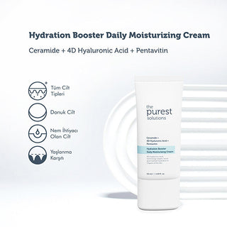 The Purest Solutions Moisturizing Face Cream with Hyaluronic Acid & Shea Butter - Anti-Aging Skincare for Dry Skin