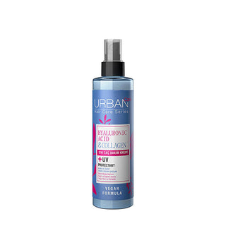 Urban Care Hyaluronic Acid & Collagen Hair Spray: Hydrating & Volumizing Vegan Hair Care for Dry, Lifeless Hair - Paraben Free, Detangler & Shine Urban Care Hair Spray: Hydrate & Volumize Dry Hair - Vegan, Paraben-Free hyaluronic acid hair spray, collagen hair treatment, vegan hair care, paraben free hair products, dry hair moisturizer, volumizing hair spray, hair detangler spray, hair shine spray, kuru saç kremi, cansız saçlar, hair care product, dry hair, dull hair, lifeless hair, volumizing, moisturizing