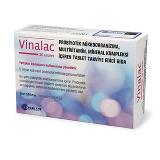 vinalac multivitamin tablets packaging, front view of vinalac multivitamin tablets Vinalac Multivitamin Tablets - Probiotic Complex | 30 Count Vinalac Multivitamin Tablets - Probiotic Complex | 30 Count vinalac, multivitamins, probiotics, health-supplements, nutritional-support, wellness, daily-vitamins, health-conscious, ai-generated, 30-tablets