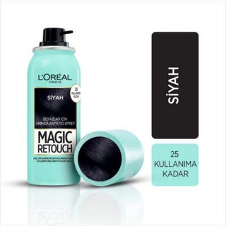 Loreal Paris Magic Retouch Hair Touch-up Spray - Black, Instantly Covers Gray Roots, Suitable for All Hair Types Loreal Paris Magic Retouch Hair Touch-up Spray - Instant Gray Root Cover hair touch-up spray, gray root cover, temporary hair color, Loreal Paris Magic Retouch, black hair spray, hair care, cosmetic spray, gray hair solution, easy hair touch-up, quick hair color fix, convenient hair care, on-the-go hair touch-up, natural hair color match, salon visit alternative