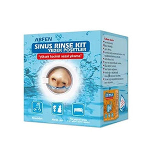 Abfen Nasal Rinse Kit Refill Pouches - 50 Pre-Measured Saline Packets for Sinus Relief & Nasal Hygiene Abfen Nasal Rinse Kit Refill Pouches - 50 Saline Packets nasal rinse kit, sinus rinse, saline nasal spray, nasal irrigation, sinus relief, adult nasal hygiene, nasal hygiene, sinus health, congestion relief, Abfen, nasal rinse refill, saline packets