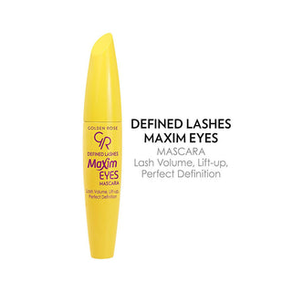 Golden Rose Maxim Eyes Mascara - Defined Lashes, Voluminous Eyelashes, Unique Formula & Flexible Brush Golden Rose Maxim Eyes Mascara - Voluminous Lashes Mascara, Defined Lashes, Golden Rose, Maxim Eyes Mascara, Voluminous Eyelashes, Eye Makeup, Cosmetics, Beauty Products, Makeup Essentials, Lash Enhancement, Eye Enhancement