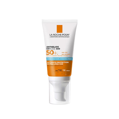 La Roche-Posay Anthelios UVMune SPF 50+ Moisturizing Sunscreen: Broad Spectrum Protection & Hydration for Sensitive Skin