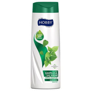 Hobby Natural Nettle Extract 2-in-1 Shampoo and Conditioner for Normal Hair, Paraben-Free, 16.91 fl oz Hobby 2-in-1 Shampoo & Conditioner - Natural Hair Care Natural Shampoo, 2-in-1 Shampoo and Conditioner, Paraben-free Hair Care, Nettle Extract Shampoo, Daily Hair Care for Normal Hair, Chemical-Free Hair Products, Hair Nourishment, Easy Hair Combing, Healthy Hair Growth, Normal Hair Care, Organic Hair Care Products