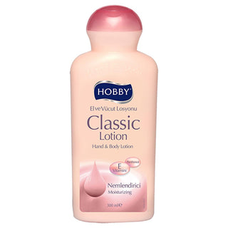 Hobby Classic Moisturizing Hand and Body Lotion - Non-Greasy Hydration with Panthenol & Vitamin E Hobby Classic Moisturizing Lotion - Hydrate Dry Skin moisturizing hand and body lotion, non-greasy moisturizer, Panthenol skincare, Vitamin E lotion, hydrating lotion for dry skin, dry skin relief, skincare products, hand lotion, body lotion, nourishing lotion
