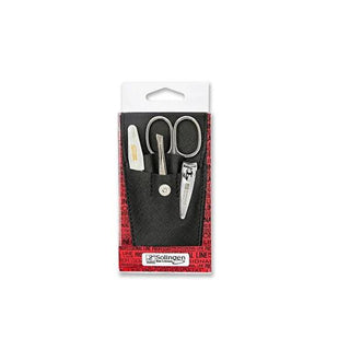 Solingen Manicure Set - Professional Nail Care Kit with Case, Scissors, Cuticle Tool, Nail File & Tweezers Solingen Manicure Set - Professional Nail Care Tools manicure set, nail care kit, Solingen manicure tools, professional nail care, DIY manicure kit, nail care tools, beauty essentials, grooming kit, travel manicure set, nail scissors, cuticle tool, nail file, tweezers