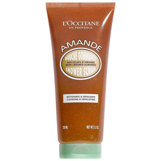 Almond - Two-in-One Exfoliating Shower Scrub Gel with Sweet Almond Oil & Crushed Almond Shells for Smooth, Soft Skin Almond Shower Scrub - Exfoliating & Cleansing Gel almond shower scrub, exfoliating shower gel, natural skincare products, almond scented body wash, gentle exfoliant, skincare routine, two-in-one shower scrub, sweet almond oil, crushed almond shells, smooth skin, soft skin, luxurious shower experience