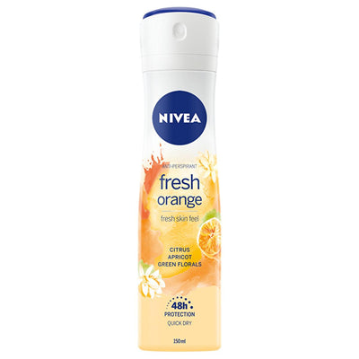 Nivea Fresh Orange Deodorant Spray for Women - 48 Hour Anti-Perspirant Protection