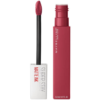 maybelline super stay matte ink lipstick in ruler, close-up of maybelline matte ink lipstick 80 ruler Maybelline New York Super Stay Matte Ink Lipstick - Ruler | 80 Maybelline Super Stay Matte Ink Lipstick - Ruler maybelline, super-stay, matte-ink, liquid-lipstick, lip-color, makeup, beauty, long-lasting, women, ai-generated