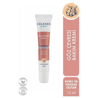 celenes cloudberry eye cream 15 ml, cloudberry eye care for sensitive skin, natural under-eye cream, vegan eye care product Celenes Cloudberry Eye Care Cream - Moisturizing | 15 ml Celenes Cloudberry Eye Cream - Under Eye Care celenes, cloudberry, eye-cream, under-eye-care, sensitive-skin, vegan, moisturizing, natural-ingredients, dark-circle-removal, ai-generated