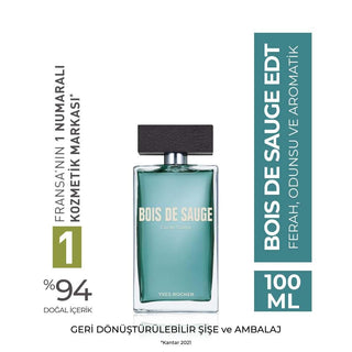 Bois de Sauge - Eau de Toilette (EDT) Perfume for Men, 3.38 fl oz - Sage, Guaiac Wood & Patchouli Fragrance by Sonia Constant Bois de Sauge EDT Perfume for Men - 3.38 fl oz Bois de Sauge, EDT Perfume for Men, Sage Fragrance, Guaiac Wood Scent, Patchouli Perfume, Natural Essence Fragrance, Eau de Toilette 100ml, Sonia Constant Perfume, Men's Perfume, Fresh Fragrance, Aromatic Scent, Outdoor Lifestyle, Everyday Wear, Men's Grooming, Luxury Fragrance