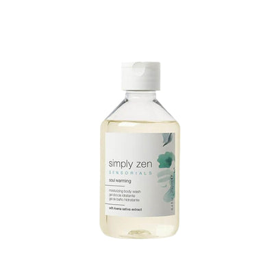 Simply Zen Sensorials Soul Warming Moisturizing Shower Gel - 250ml, Hydrating & Nourishing Body Wash for Dry Skin