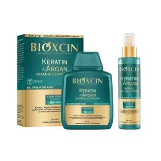 Bioxcin Keratin & Argan Hair Care Set: Repair, Strengthen & Prevent Hair Loss - Sulfate Free Shampoo & Leave-In Conditioner for Damaged Hair Bioxcin Keratin Argan Hair Set: Repair & Prevent Hair Loss keratin hair care set, argan oil hair repair, hair loss prevention shampoo, damaged hair treatment, dry hair conditioner, sulfate free shampoo keratin, leave in hair conditioner argan oil, Bioxcin hair products, hair strengthening set, hair shine serum, hair care, hair repair, hair loss, keratin, argan oil, dry