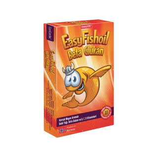 EasyFishoil - Chewable Omega-3 & Beta Glucan Dietary Supplement for Immune & Heart Health Support - 30 Count Mixed Fruit Flavor Chewable Omega-3 & Beta Glucan Supplement for Heart & Immune Health Chewable Omega-3 Supplement, Beta Glucan Dietary Supplement, Fish Oil Chewable, Mixed Fruit Flavor Supplement, Immune System Support Supplement, Heart Health Supplement, Dietary Supplement, Health and Wellness, Omega-3 Fatty Acids, Immune Support, Heart Health Support, Chewable Supplements, EasyFishoil, Health Supp