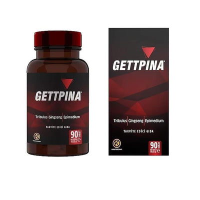 Gettpina Tribulus Ginseng Epimedium Dietary Supplement - 90 Tablets for Enhanced Vitality and Energy