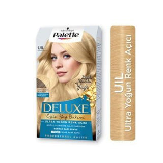Palette Deluxe Ultra Intense Hair Dye for Lightening & Rich Color with Argan Oil, 100% Gray Coverage, Long Lasting Shine Palette Deluxe Hair Dye: Intense Color, Shine & Gray Coverage hair dye, hair color, hair lightening, intense hair color, argan oil hair dye, gray coverage hair dye, long lasting hair dye, hair dye with shine, ultra lightening hair dye, hair color for gray hair, hair coloring, hair color transformation, gray hair solution, hair nourishment, shiny hair, vibrant hair color, at-home hair colo
