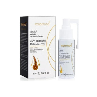 Esomed Natural Hair Care Spray with Biotin & Keratin - 60ml Nourishing Botanical Formula for Smooth & Shiny Hair Esomed Hair Care Spray - Natural Nourishment for Smooth Hair Hair care spray, Natural hair care, Botanical hair nourishment, Esomed hair spray, Biotin hair care, Hair nourishment spray, Natural ingredients for hair, Smooth hair, Shiny hair, Voluminous hair, Hair health support, 60ml hair care, Hair care products, Esomed products