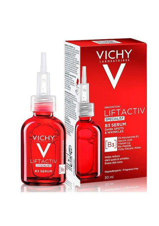 Vichy Liftactiv Specialist B3 Serum: Reduce Dark Spots & Wrinkles, Brighten & Even Skin Tone - Hyperpigmentation & Anti-Aging Facial Serum Vichy B3 Serum: Dark Spot, Wrinkle Reduction | Brighten Skin dark spot serum, wrinkle reduction serum, skin brightening serum, even skin tone serum, B3 serum for dark spots, Vichy serum, hyperpigmentation treatment, anti-aging serum, facial serum, dark spots, wrinkles, skin brightening, even skin tone, B3 serum, Vichy, hyperpigmentation, anti-aging, skin aging, uneven sk