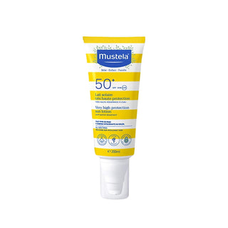 Mustela SPF 50+ Sunscreen Lotion - High Protection for Sensitive Skin, Gentle Formula, 6.76 fl oz Mustela SPF 50+ Sunscreen Lotion for Sensitive Skin sunscreen lotion, SPF 50+ sunscreen, Mustela sunscreen, high protection sunscreen, sensitive skin sunscreen, gentle sunscreen, family sunscreen, daily sun protection, outdoor activities sunscreen, beach sunscreen, skincare routine sunscreen