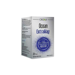 ocean extramag triple combination 30 tablets, bottle of ocean extramag magnesium supplement Ocean Extramag - Triple Combination | 30 Tablets Ocean Extramag - Triple Combination 30 Tablets ocean, magnesium, dietary-supplement, health, wellness, adults, magnesium-citrate, magnesium-malate, magnesium-bisglycinate, ai-generated
