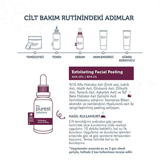 the purest solutions exfoliating peeling serum 30 ml bottle, close up of exfoliating peeling serum texture The Purest Solutions Exfoliating Peeling Serum - AHA 10% + BHA 2% for Skincare Enthusiasts | 30 ml The Purest Solutions Peeling Serum - Exfoliate Skin Tone the-purest-solutions, peeling-serum, exfoliating-serum, skincare, aha-bha, skin-renewal, acne-scar-treatment, hydrating-serum, beauty-products, ai-generated