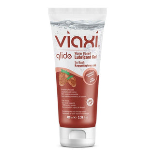 viaxi glide strawberry lubricant gel 100ml bottle, viaxi aromatic lubricant gel strawberry flavor Viaxi Glide Strawberry Aromatic Lubricant Gel - 100ml Viaxi Glide Strawberry Lubricant Gel - 100ml lubricant, water-based-lubricant, strawberry-flavor, adult用品, intimacy, sexual-health, personal-care, safe-for-condoms, girl-friendly, ai-generated