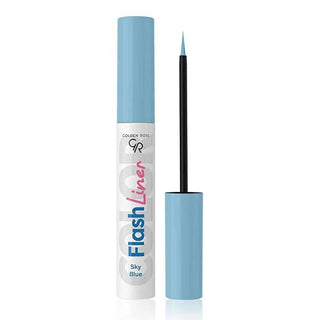 Golden Rose Flash Liner Sky Blue Eyeliner - Vibrant, Precise, 8 Color Options Golden Rose Flash Liner Sky Blue Eyeliner colorful eyeliner, precise eyeliner, vibrant eye makeup, Golden Rose Flash Liner, Sky Blue eyeliner, beauty, cosmetics, makeup, eye makeup, bold eye look, trendy cosmetics, easy makeup removal