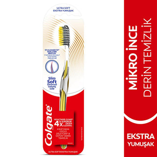 colgate gold charcoal extra soft toothbrush, close-up of toothbrush bristles, toothbrush packaging Colgate Gold Charcoal Extra Soft Toothbrush - Advanced Cleaning | Family Size Colgate Gold Charcoal Extra Soft Toothbrush colgate, toothbrush, charcoal, extra-soft, family, dental-care, oral-hygiene, advanced-cleaning, ai-generated, gen-z