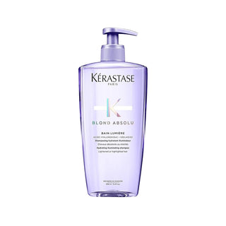 Kerastase Blond Absolu Bain Lumiere Shampoo - Brightening 500ml for Blonde Hair Care Kerastase Blond Absolu Bain Lumiere Shampoo 500ml Kerastase Blond Absolu, Bain Lumiere Shampoo, Blonde hair care, Parlaklık Veren Şampuan, 500 ml shampoo, brightening shampoo, blonde hair shampoo, luxury hair care, professional hair care, hair brightening, blonde hair maintenance, Kerastase, high-end shampoo