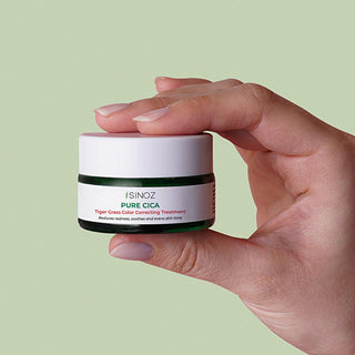 Sinoz Pure Cica Tiger Grass Facial Cream - Redness Relief, Tone Correction, Sensitive Skin Soothing, and Barrier Repair - Centella Asiatica Sinoz Cica Cream: Redness Relief & Skin Tone Correction Cica cream, Tiger grass cream, Redness relief cream, Skin tone correcting cream, Sensitive skin cream, Centella Asiatica cream, Soothing face cream, Anti-redness face cream, Facial redness treatment, Barrier repair cream, Facial Cream, Skin care, redness relief, skin tone correction, sensitive skin, Centella Asiati