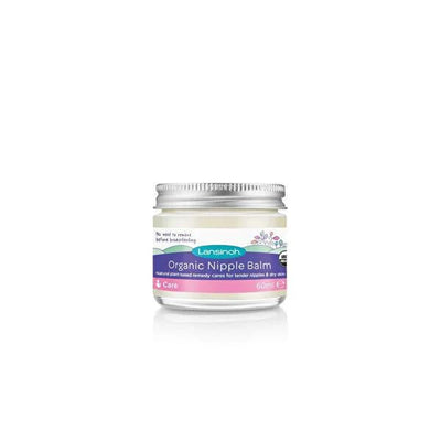 Lansinoh Organic Nipple Balm - USDA Certified, 7 Natural Ingredients for Soothing Sore Nipples, 2.03 fl oz
