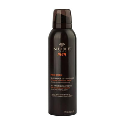 Nuxe Men Anti-Irritation Shaving Gel - 5.07 fl oz - Smooth & Gentle Shave for Sensitive Skin - Sandalwood Scent - Razor 
