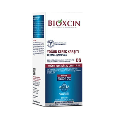 Bioxcin Anti-Dandruff Shampoo, Hypoallergenic Hair Care - SLES, Paraben, Phthalates Free, Soothing Scalp Relief