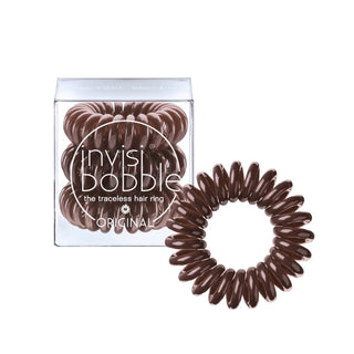 Invisibobble Original Pretzel Brown 3-Piece Hair Ties Set - Stylish Hair Accessories for Women Invisibobble Pretzel Brown Hair Ties - Stylish & Effective Hair accessories, Invisibobble, Pretzel Brown hair ties, Hair ties for women, Stylish hair clips, Hair styling products, Women's hair accessories, Fashion hair ties, Hair care accessories, Unique hair accessories