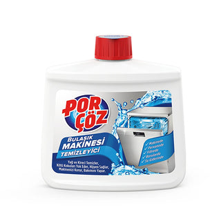 Porçöz Dishwasher Cleaner 250ml - Effective Grease Remover & Odor Eliminator Porçöz Dishwasher Cleaner 250ml - Grease Remover dishwasher cleaner, bulaşık makinesi temizleyici, kitchen appliance maintenance, grease remover, limescale remover, odor eliminator, hygiene for dishwashers, kitchen cleaning products, dishwasher maintenance, cleaning supplies
