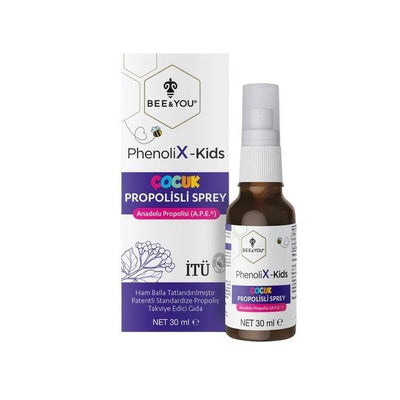BEE & YOU PhenoliX-Kids Propolis Spray for Kids - Natural Immune Support Supplement with Propolis, Vitamin C & Black Eld