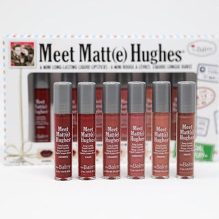 theBalm Meet Matte Hughes Special Delivery Lipstick Set: 6 Nude Liquid Lipsticks, Long-Lasting & Smudge-Proof Formula theBalm Meet Matte Hughes: Nude Liquid Lipstick Set liquid lipstick set, matte lipstick nude, long lasting lipstick, smudge proof lipstick, theBalm lipstick, mini lipstick set, nude lipstick set, makeup gift set, lipstick sampler, Meet Matte Hughes, lipstick set, matte lipstick, nude lipstick, long lasting, smudge proof, theBalm, mini lipstick, makeup gift, lipstick sampler, lip color, lip m