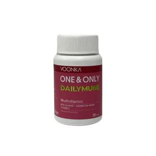 Voonka Dailymune Multivitamin Supplement Tablets, Bottle of Voonka One Only Dailymune Multivitamin Voonka One Only Dailymune Multivitamin - Daily Immune Support | 30 Tablets Voonka Dailymune Multivitamin - Daily Immune Support voonka, multivitamin, immune-support, daily-vitamins, health-supplement, vitamin-c, elderberry, zinc, beta-glucan, ai-generated