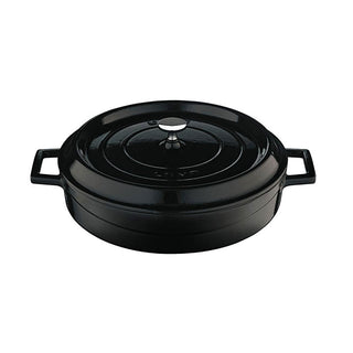 Lava Cast Iron Dutch Oven - 28cm Enameled Casserole Dish, Large Cooking Pot for Even Heat, Durable & Oven Safe Lava Cast Iron Dutch Oven - Even Heating, Durable Cookware cast iron dutch oven, enameled cast iron pot, round casserole dish, large cooking pot, durable cookware, oven safe pot, stovetop pot, even heat distribution cookware, Lava cast iron, 28 cm cast iron pot, cast iron pot, enameled pot, casserole dish, dutch oven, Lava, cookware, kitchenware, cooking, baking, simmering, roasting, stewing, famil