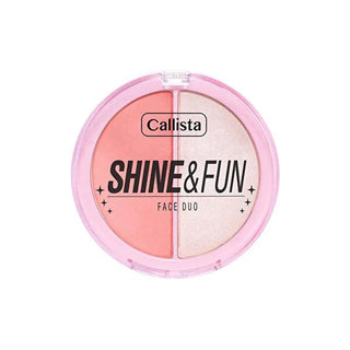 Callista Makeup Palette - Shine & Fun Face Duo Blush & Highlighter for Long-Lasting Makeup Callista Makeup Palette - Long-Lasting Blush & Highlighter Duo Makeup Palette, Blush and Highlighter Duo, Long-lasting Makeup, Easy Application Makeup, Multi-purpose Beauty Product, Cosmetics, Beauty Essentials, Makeup for Beginners, Everyday Makeup, Special Occasion Makeup, Compact Makeup, Duo Functionality, Shiny Finish, Satin Finish, Callista, Makeup Products